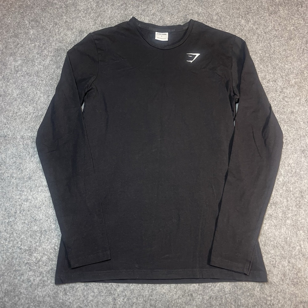Gymshark Critical 2.0 Activewear Long Sleeve T-Shirt Sz Small Black